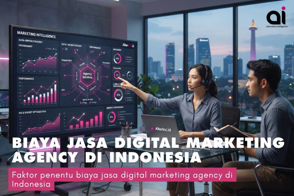 Ilustrasi biaya jasa digital marketing agency di Indonesia untuk brand
